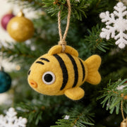 Maritimer Wollfilz-Anhänger für Weihnachten 16