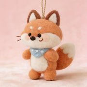 Personalisierte Wollfilz-Fuchsornament für Kinder als Erinnerung 04