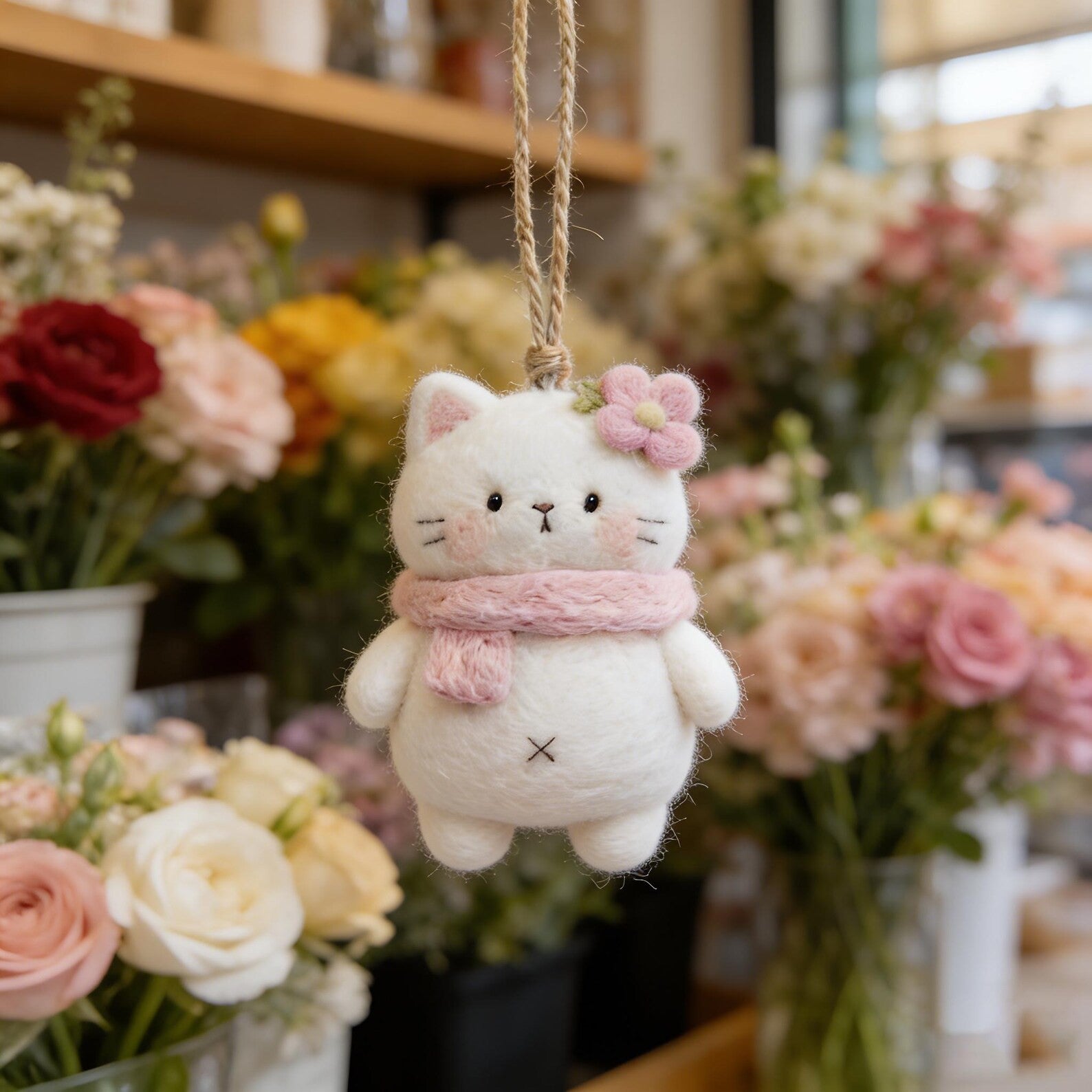 Personalisierte Wollfilz-Geschenkanhänger für Kinder für Zuhause 20