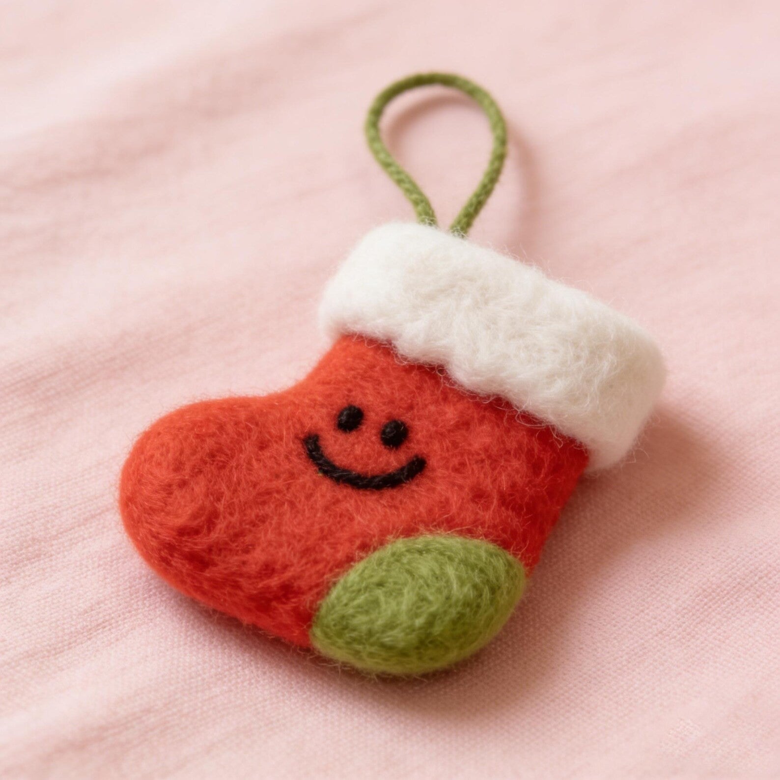 Personalisierte Wollfilz-Weihnachtsanhänger für Kinder für Weihnachten 19