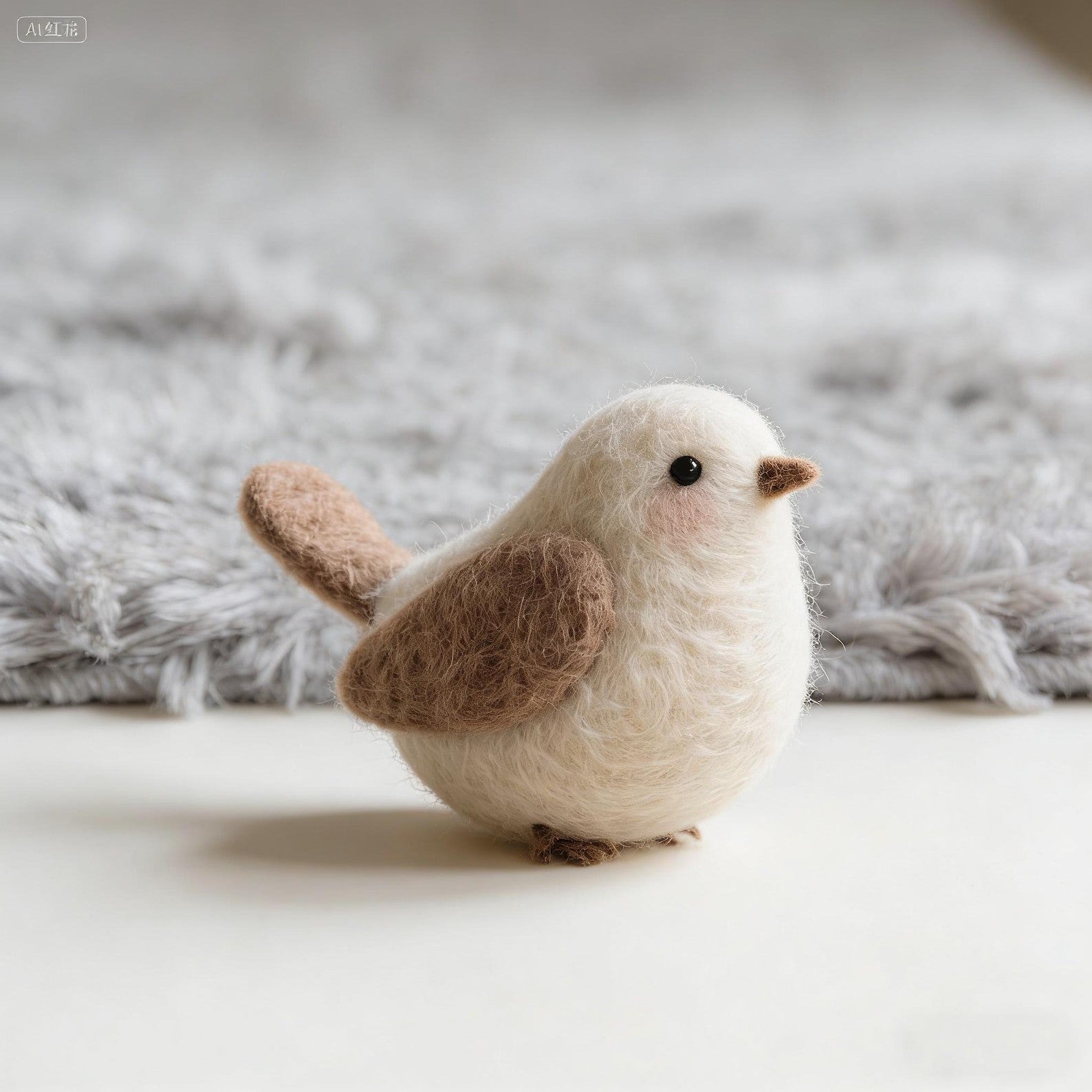 Wollfilz-Vogelornament